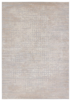 Jaipur Living Sundar Chamisa SUD09 Power Loomed 60% Polypropylene 40% Polyester Abstract Area Rug Beige 60% Polypropylene 40% Polyester RUG155977