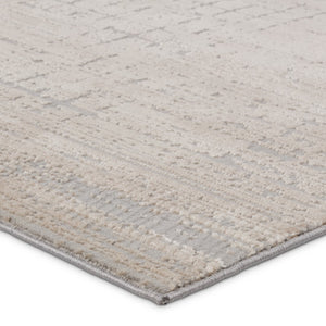 Jaipur Living Sundar Chamisa SUD09 Power Loomed 60% Polypropylene 40% Polyester Abstract Area Rug Beige 60% Polypropylene 40% Polyester RUG155977