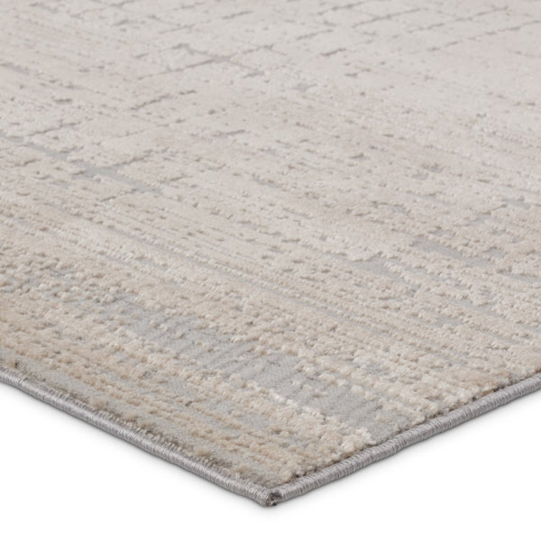 Jaipur Living Sundar Chamisa SUD09 Power Loomed 60% Polypropylene 40% Polyester Abstract Area Rug Beige 60% Polypropylene 40% Polyester RUG155977