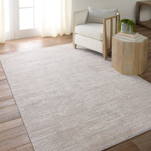 Jaipur Living Sundar Chamisa SUD09 Power Loomed 60% Polypropylene 40% Polyester Abstract Area Rug Beige 60% Polypropylene 40% Polyester RUG155977