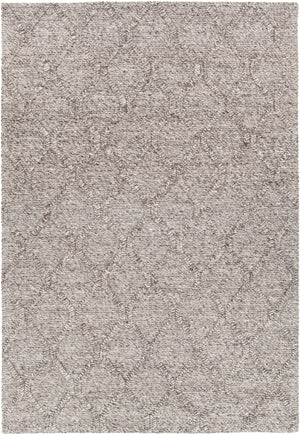 Chandra Rugs Sujan 50% Wool + 50% Viscose Hand-Woven Contemporary Rug Charcoal 9' x 13'