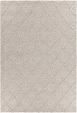 Chandra Rugs Sujan 50% Wool + 50% Viscose Hand-Woven Contemporary Rug Grey 9' x 13'