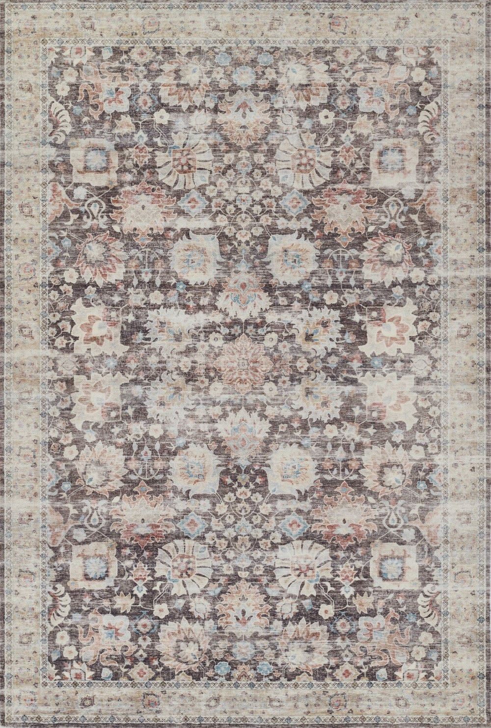 Momeni Sultana SLT-1 Machine Made Traditional Oriental Indoor Area Rug Brown 10' x 13' SULTNSLT-1BRNA0D0