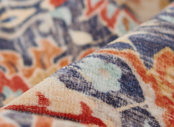 Momeni Sultana SLT-1 Machine Made Traditional Oriental Indoor Area Rug Navy 10' x 13' SULTNSLT-1NVYA0D0