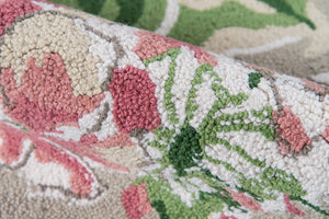 Momeni Madcap Cottage Summer Garden SMM-2 Hand Hooked Casual Floral Indoor Area Rug Grey 8' x 10' SUMMESMM-2GRY80A0