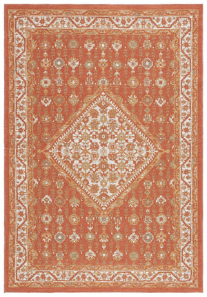 Safavieh Sunrise 620 Flatweave Indoor / Outdoor Rug Ivory / Rust Sage 8' x 10'
