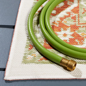 Safavieh Sunrise 620 Flatweave Indoor / Outdoor Rug Ivory / Rust Sage 8' x 10'