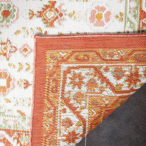 Safavieh Sunrise 620 Flatweave Indoor / Outdoor Rug Ivory / Rust Sage 8' x 10'