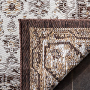 Safavieh Sunrise 620 Flatweave Indoor / Outdoor Rug Grey / Beige Black 8' x 10'