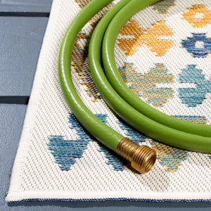 Safavieh Sunrise 622 Flatweave Indoor / Outdoor Rug Ivory / Blue Gold 8' x 10'