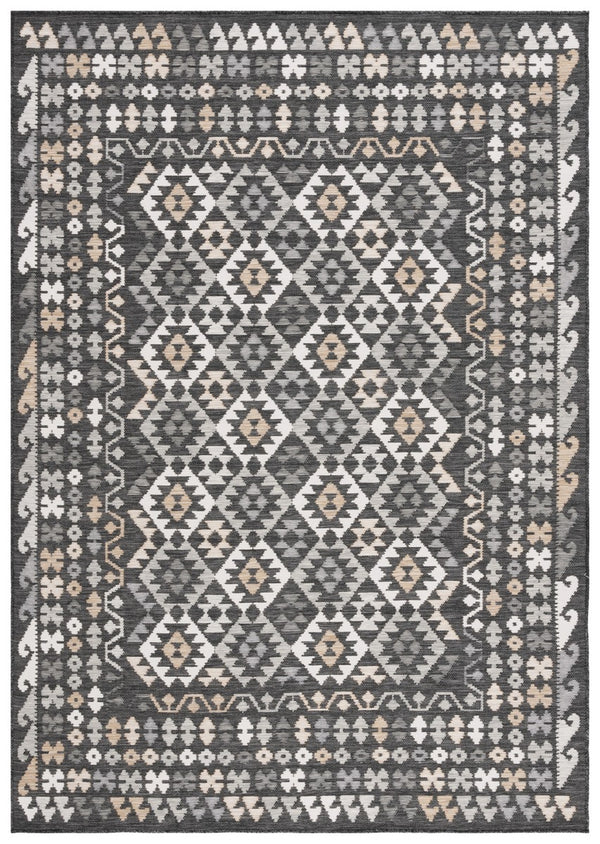 Safavieh Sunrise 622 Flatweave Indoor / Outdoor Rug Ivory / Beige Black 8' x 10'