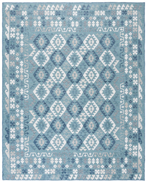 Safavieh Sunrise 622 Flatweave Indoor / Outdoor Rug Grey / Blue Ivory 8' x 10'