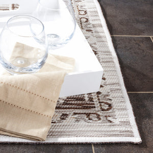 Safavieh Sunrise 624 Flatweave Indoor / Outdoor Rug Grey / Beige Black 8' x 10'