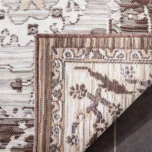 Safavieh Sunrise 624 Flatweave Indoor / Outdoor Rug Grey / Beige Black 8' x 10'