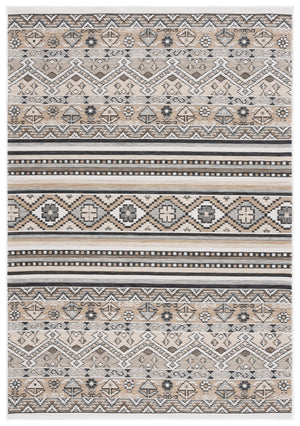 Safavieh Sunrise 629 Flatweave Indoor / Outdoor Rug Grey / Beige Black 8' x 10'