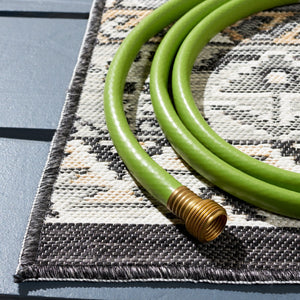 Safavieh Sunrise 629 Flatweave Indoor / Outdoor Rug Grey / Beige Black 8' x 10'