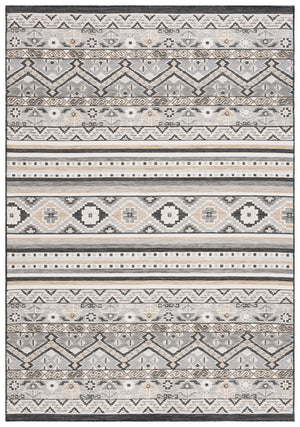 Safavieh Sunrise 629 Flatweave Indoor / Outdoor Rug Grey / Beige Black 8' x 10'