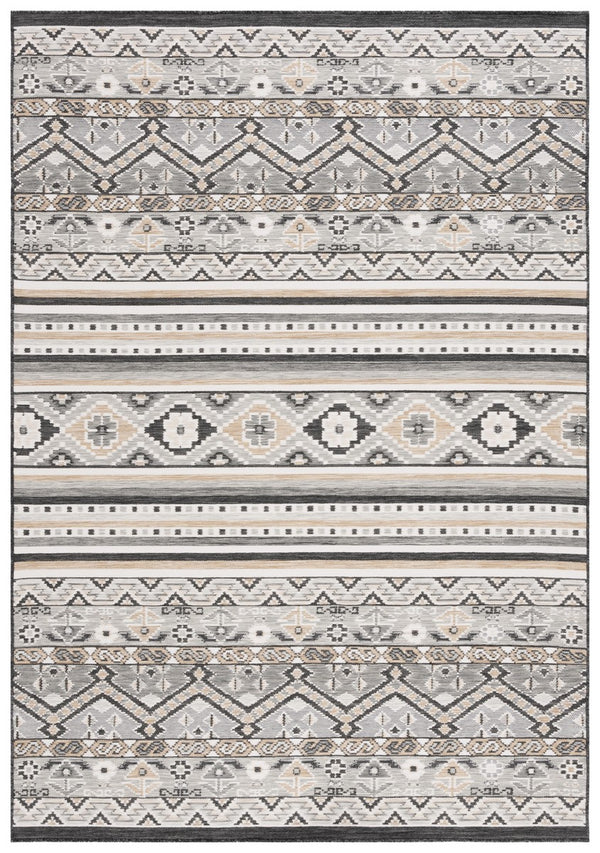 Safavieh Sunrise 629 Flatweave Indoor / Outdoor Rug Grey / Beige Black 8' x 10'