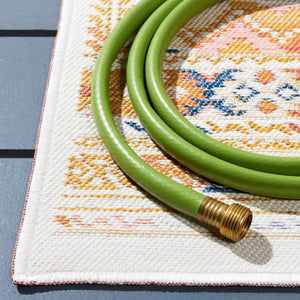 Safavieh Sunrise 630 Flatweave Indoor / Outdoor Rug Gold / Rust Blue 8' x 10'