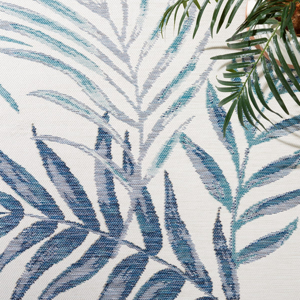 Safavieh Sunrise 670 Flatweave Indoor / Outdoor Rug Ivory / Blue Gold 8' x 10'