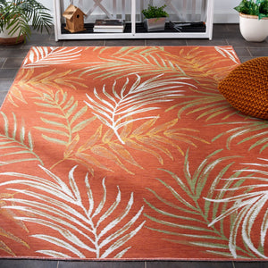 Safavieh Sunrise 670 Flatweave Indoor / Outdoor Rug Ivory / Rust Sage 8' x 10'