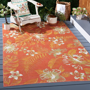 Safavieh Sunrise 671 Flatweave Indoor / Outdoor Rug Ivory / Rust Sage 8' x 10'