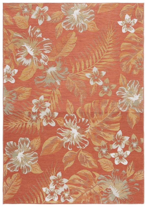 Safavieh Sunrise 671 Flatweave Indoor / Outdoor Rug Ivory / Rust Sage 8' x 10'