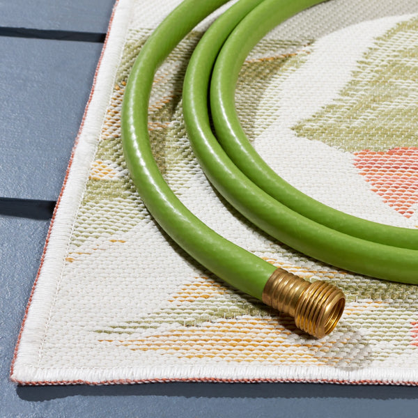 Safavieh Sunrise 671 Flatweave Indoor / Outdoor Rug Ivory / Rust Sage 8' x 10'