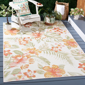 Safavieh Sunrise 671 Flatweave Indoor / Outdoor Rug Ivory / Rust Sage 8' x 10'