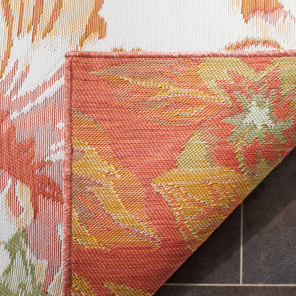 Safavieh Sunrise 671 Flatweave Indoor / Outdoor Rug Ivory / Rust Sage 8' x 10'