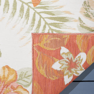 Safavieh Sunrise 671 Flatweave Indoor / Outdoor Rug Ivory / Rust Sage 8' x 10'