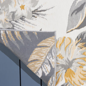 Safavieh Sunrise 671 Flatweave Indoor / Outdoor Rug Ivory / Grey Gold 8' x 10'