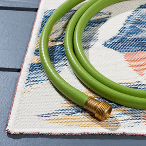 Safavieh Sunrise 671 Flatweave Indoor / Outdoor Rug Ivory / Rust Blue 8' x 10'