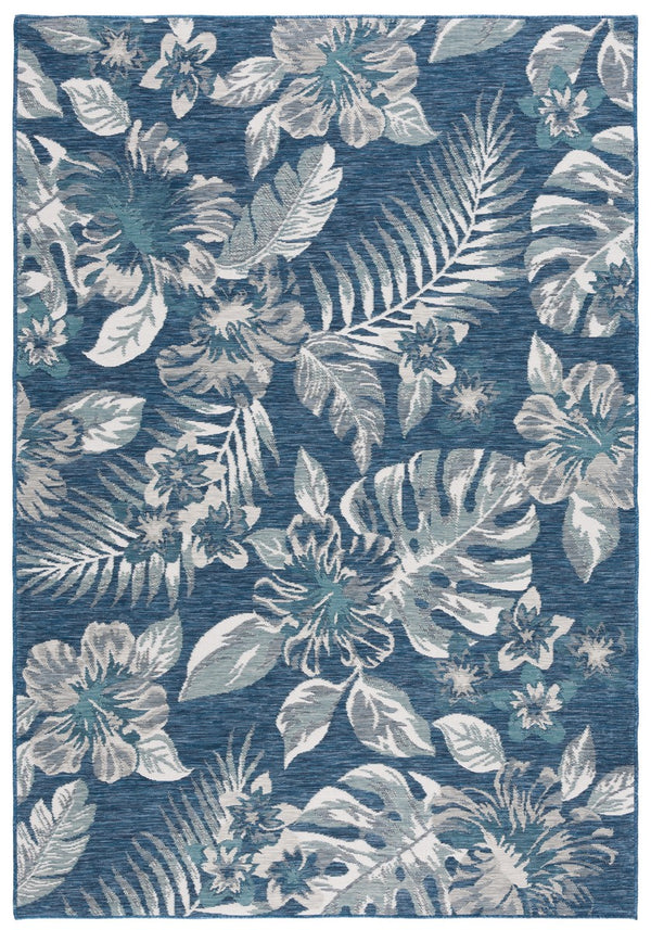 Safavieh Sunrise 671 Flatweave Indoor / Outdoor Rug Ivory / Blue Grey 8' x 10'