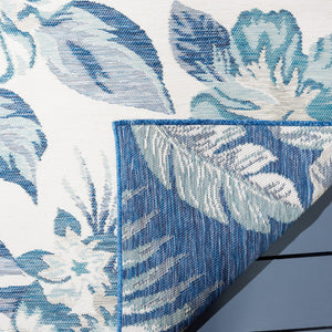 Safavieh Sunrise 671 Flatweave Indoor / Outdoor Rug Ivory / Blue Grey 8' x 10'