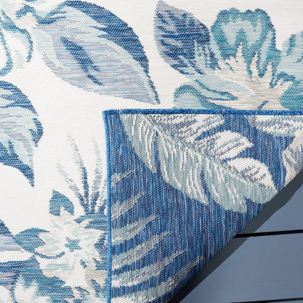 Safavieh Sunrise 671 Flatweave Indoor / Outdoor Rug Ivory / Blue Grey 8' x 10'