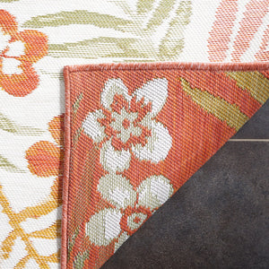 Safavieh Sunrise 675 Flatweave Indoor / Outdoor Rug Ivory / Rust Sage 8' x 10'