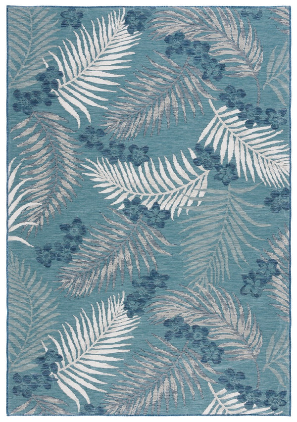 Safavieh Sunrise 675 Flatweave Indoor / Outdoor Rug Grey / Blue Ivory 8' x 10'