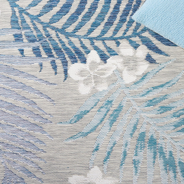 Safavieh Sunrise 675 Flatweave Indoor / Outdoor Rug Grey / Blue Ivory 8' x 10'