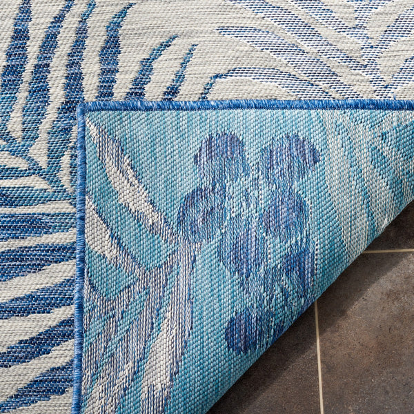 Safavieh Sunrise 675 Flatweave Indoor / Outdoor Rug Grey / Blue Ivory 8' x 10'