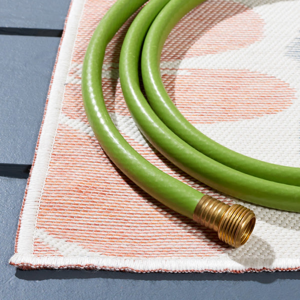 Safavieh Sunrise 689 Flatweave Indoor / Outdoor Rug Ivory / Rust Gold 8' x 10'