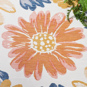 Safavieh Sunrise 689 Flatweave Indoor / Outdoor Rug Ivory / Rust Gold 8' x 10'