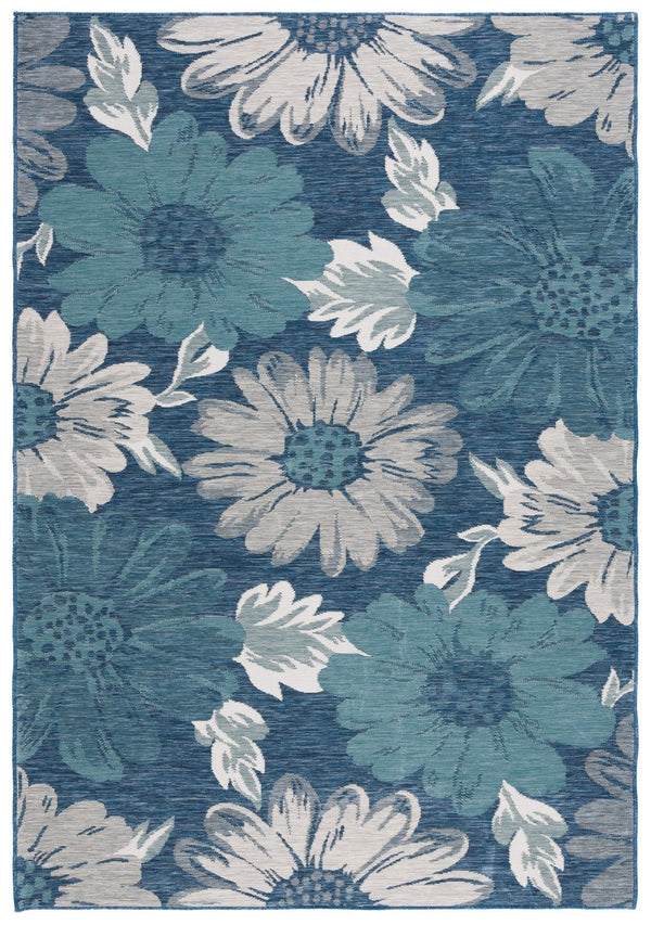 Safavieh Sunrise 689 Flatweave Indoor / Outdoor Rug Ivory / Blue Grey 8' x 10'