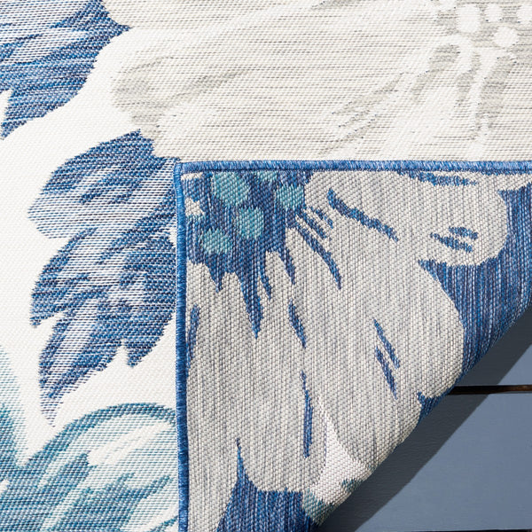 Safavieh Sunrise 689 Flatweave Indoor / Outdoor Rug Ivory / Blue Grey 8' x 10'