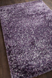 Chandra Rugs Supros 100% Polyester Hand-Woven Contemporary Rug Purple Multi 9' x 13'