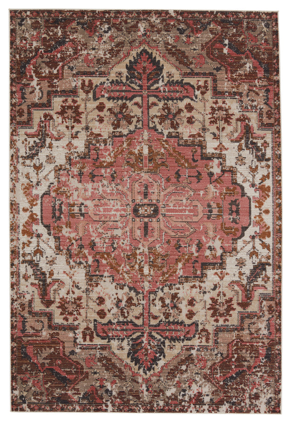 Jaipur Living Swoon Collection SWO03 Diem 78% Polyester 22% Polyester Shrink Machine Made Updated Traditional Medallion Rug RUG150703