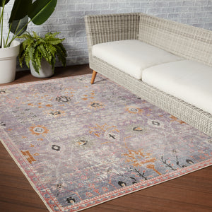 Jaipur Living Swoon Collection SWO07 Elva 78% Polyester 22% Polyester Shrink Machine Made Updated Traditional Oriental Rug RUG150689