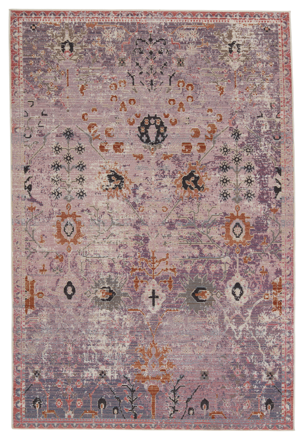 Jaipur Living Swoon Collection SWO07 Elva 78% Polyester 22% Polyester Shrink Machine Made Updated Traditional Oriental Rug RUG150689