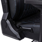 English Elm EE2504 Modern Commercial Grade Racing Chair Black/Blue EEV-16194