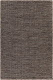 Chandra Rugs Sybil 100% Cotton Hand-Woven Reversible Cotton Rug Charcoal 9' x 13'